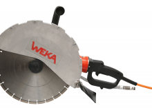 The new diamond disc saw TS40 LH from Weka designed for left handers