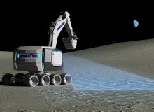 Komatsu selected for development of innovative technologies for outer space construction